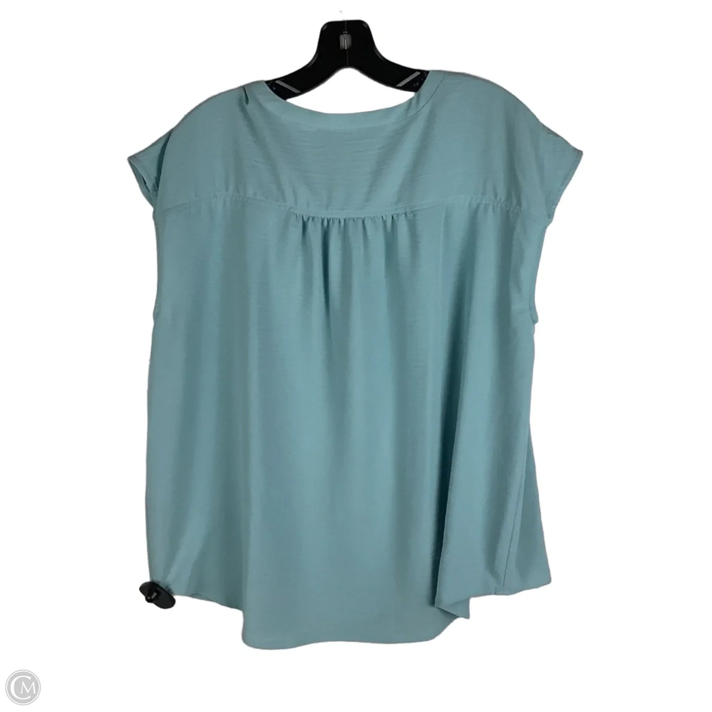 Top Short Sleeve By Cmc In Teal, Size: Xl