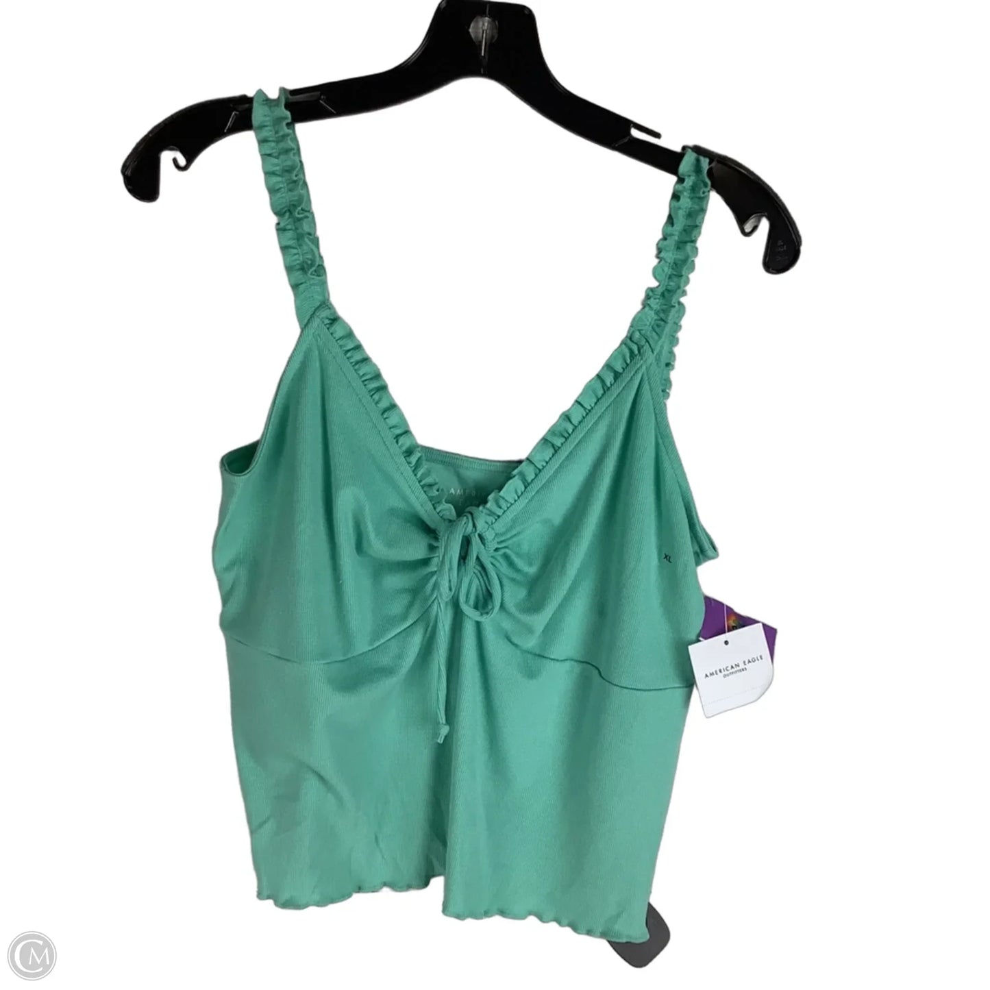 Top Sleeveless By American Eagle In Teal, Size: Xl