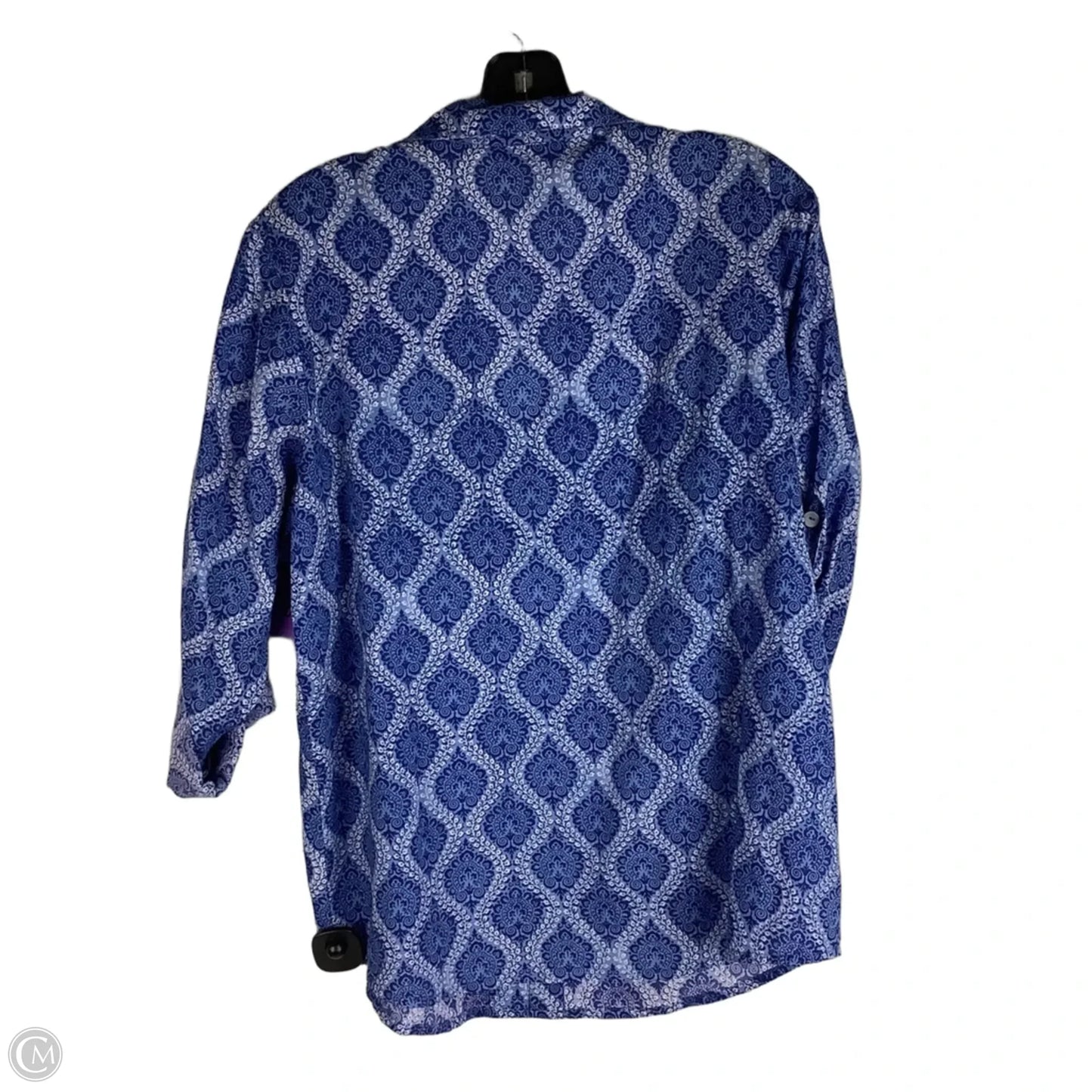 Top 3/4 Sleeve By Roller Rabbit In Blue, Size: Xs