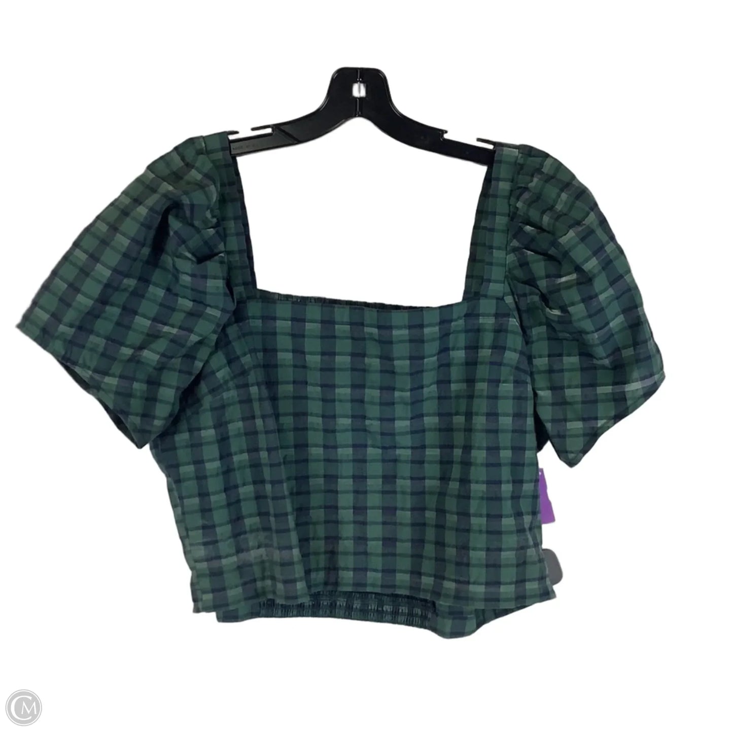 Top Short Sleeve By Madewell In Green, Size: Xl