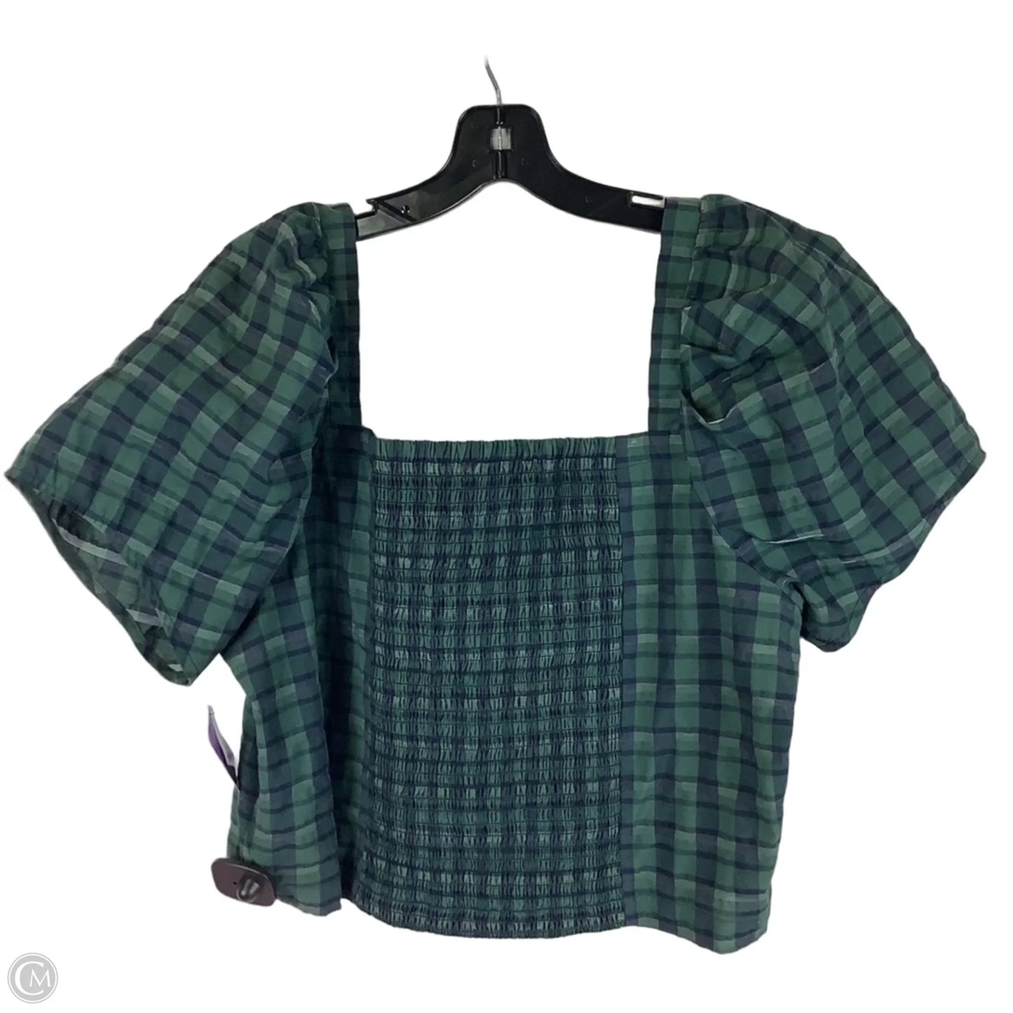 Top Short Sleeve By Madewell In Green, Size: Xl