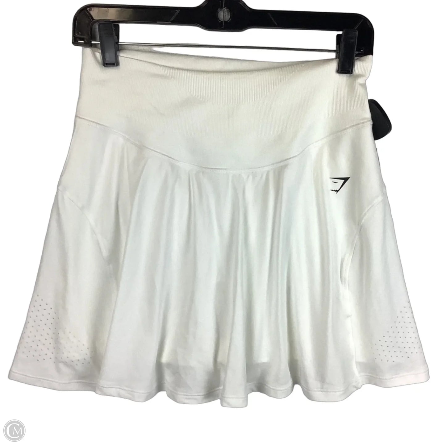 Athletic Skort By Gym Shark In White, Size: L