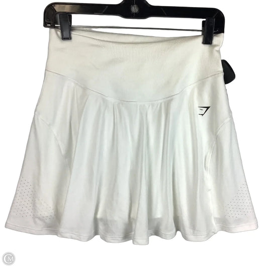 Athletic Skort By Gym Shark In White, Size: L