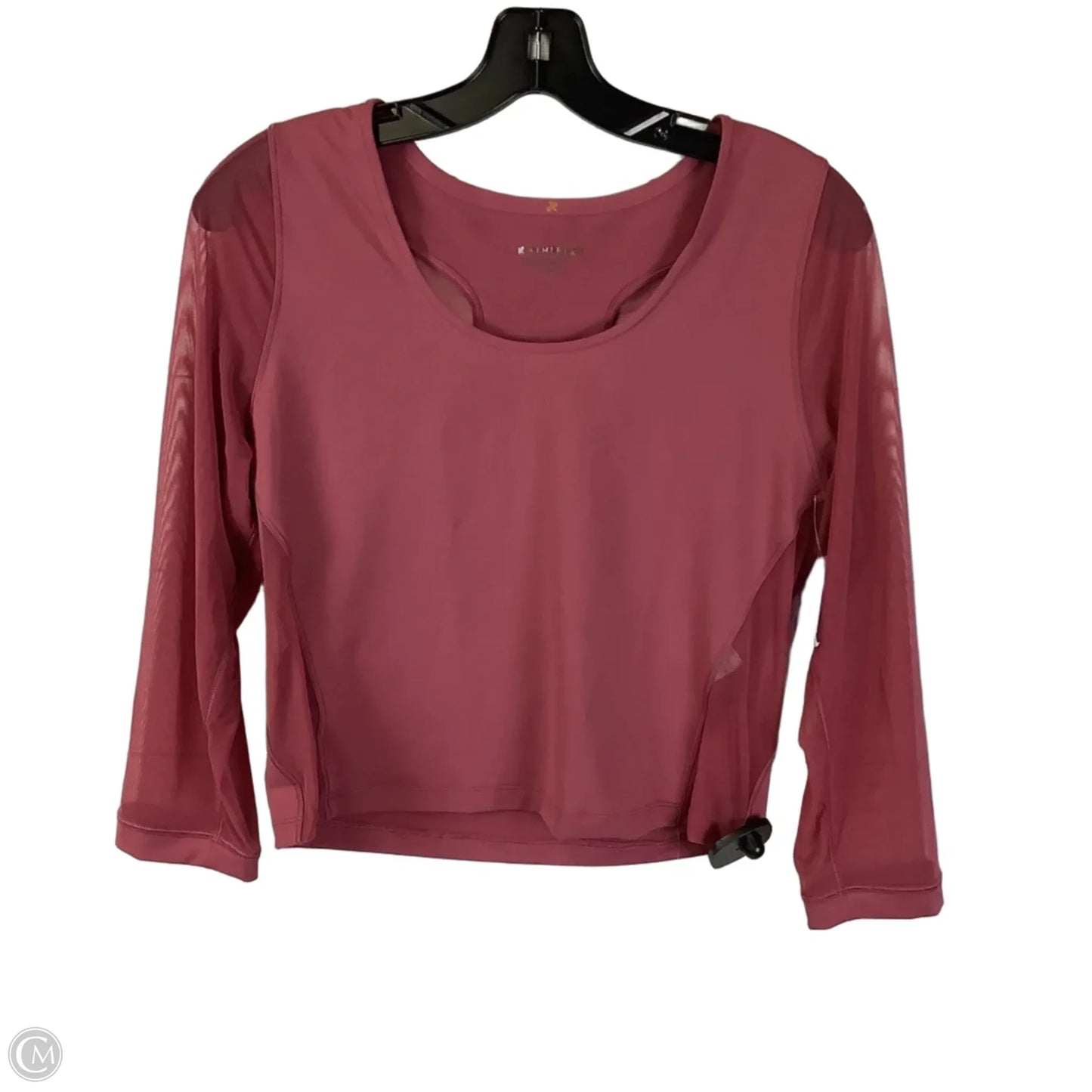 Top Long Sleeve By Athleta In Pink, Size: L