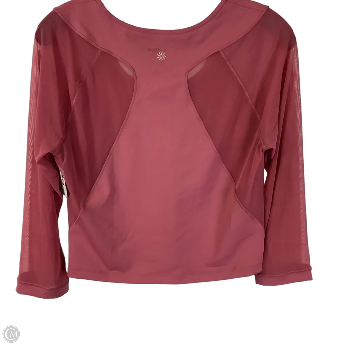 Top Long Sleeve By Athleta In Pink, Size: L