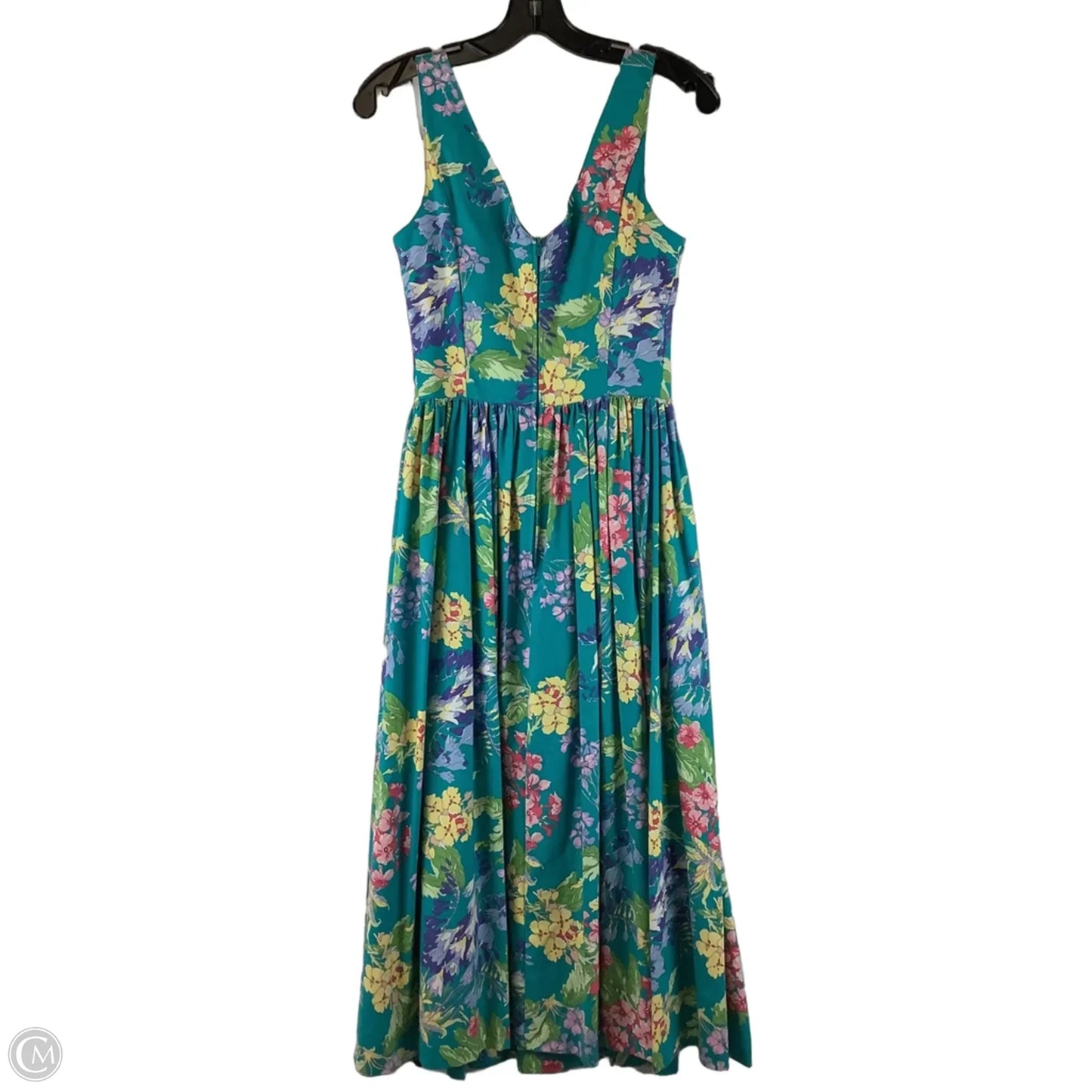 Dress Casual Maxi By Cmc In Floral Print, Size: 8
