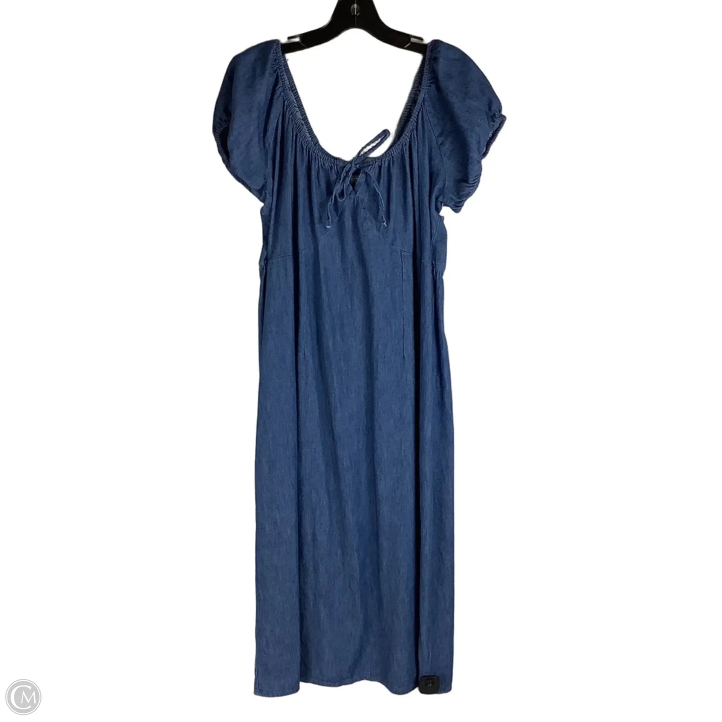 Dress Casual Maxi By Old Navy In Blue Denim, Size: L