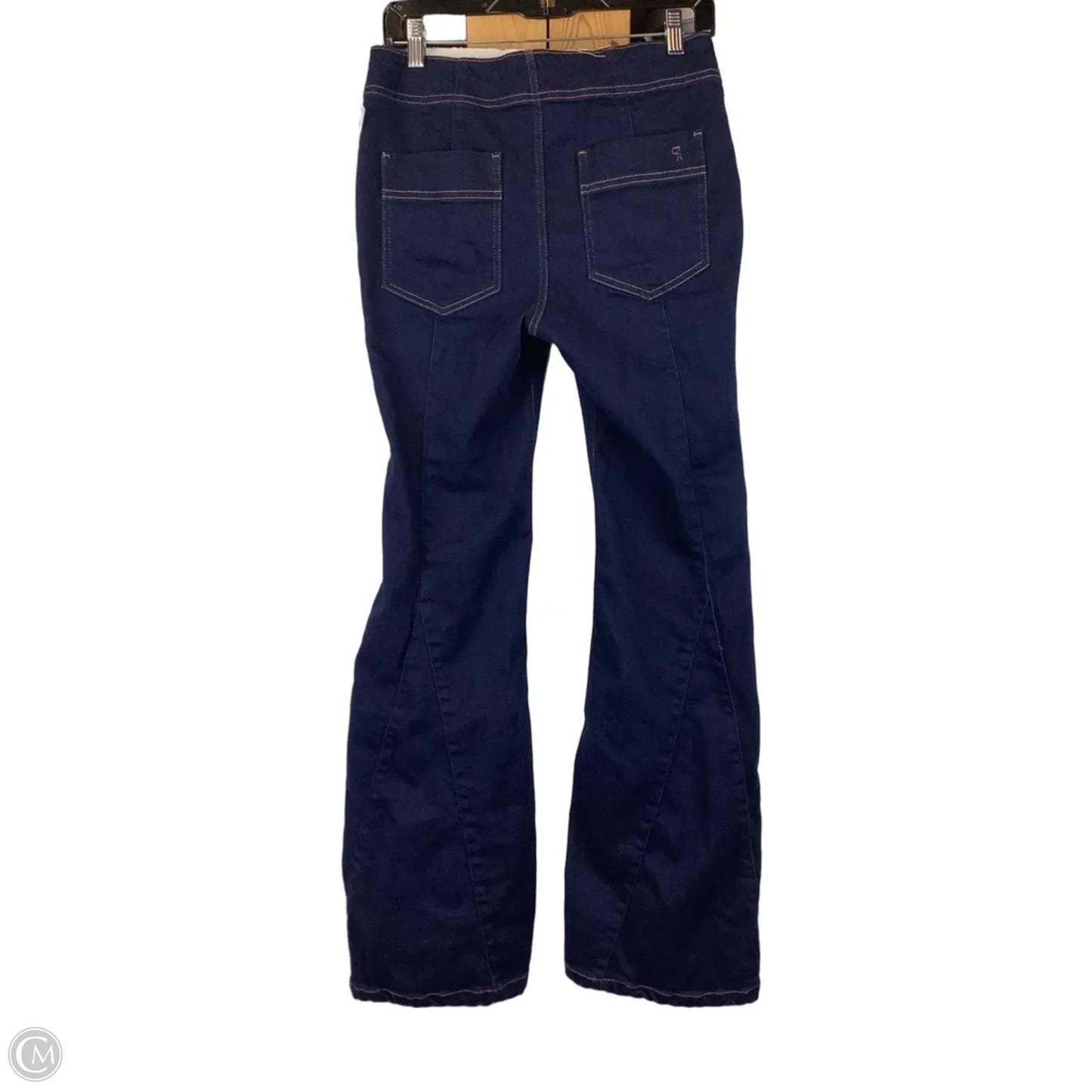 Jeans Flared By Pilcro In Blue Denim, Size: 6