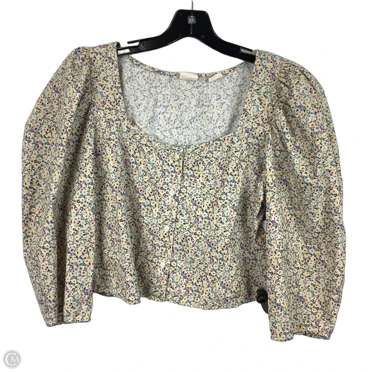 Top Short Sleeve By Levis In Floral Print, Size: L