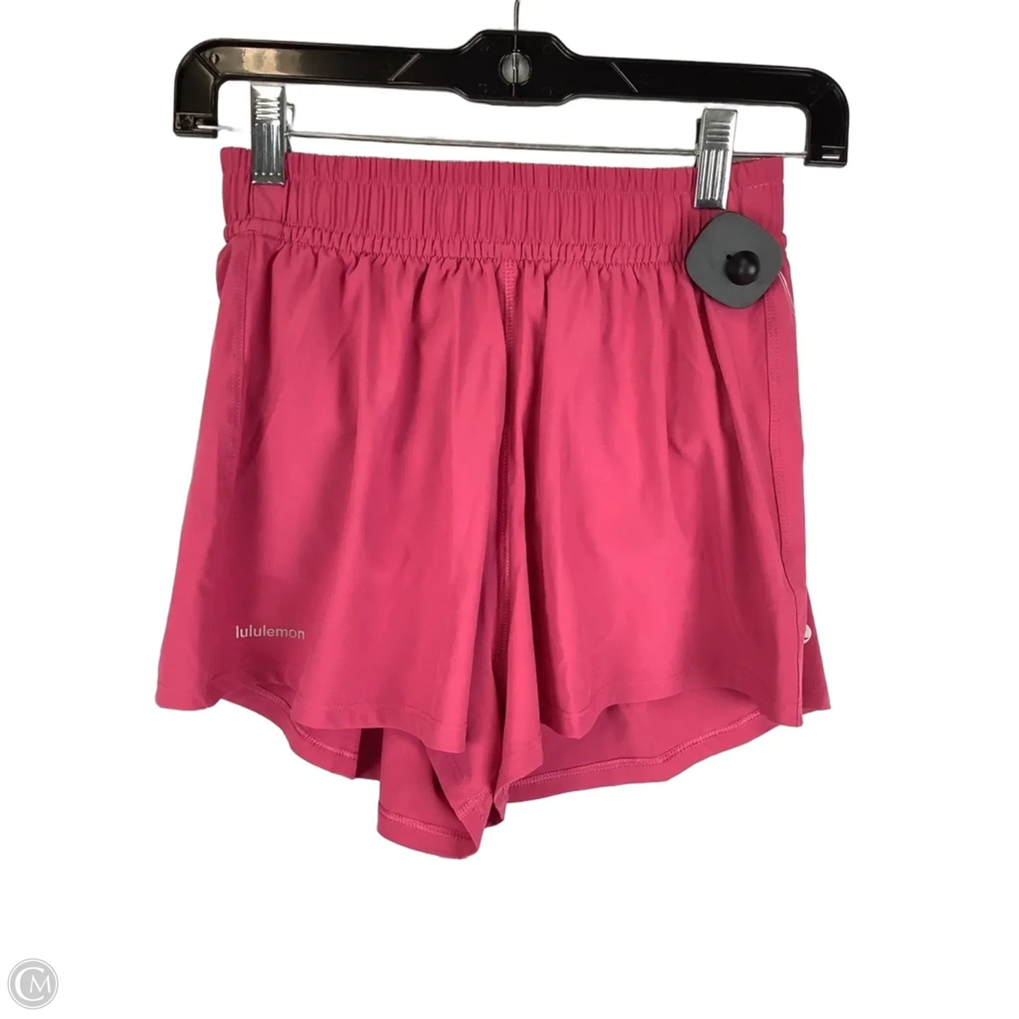 Athletic Shorts By Lululemon In Pink, Size: Xxs