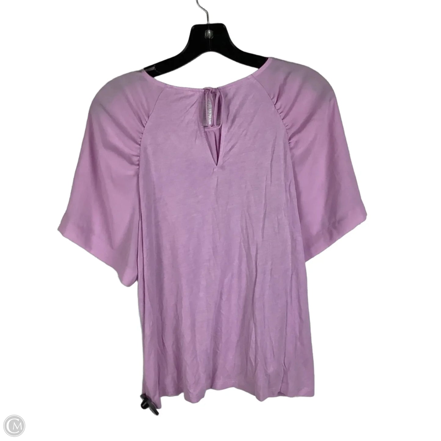 Top Short Sleeve By Loft In Pink, Size: M