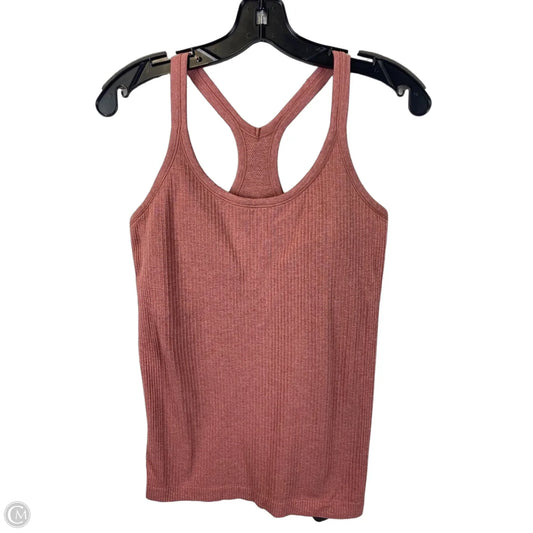 Athletic Tank Top By Lululemon In Pink, Size: 8