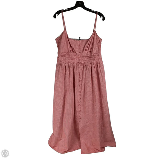 Dress Casual Maxi By Anthropologie In Red, Size: L
