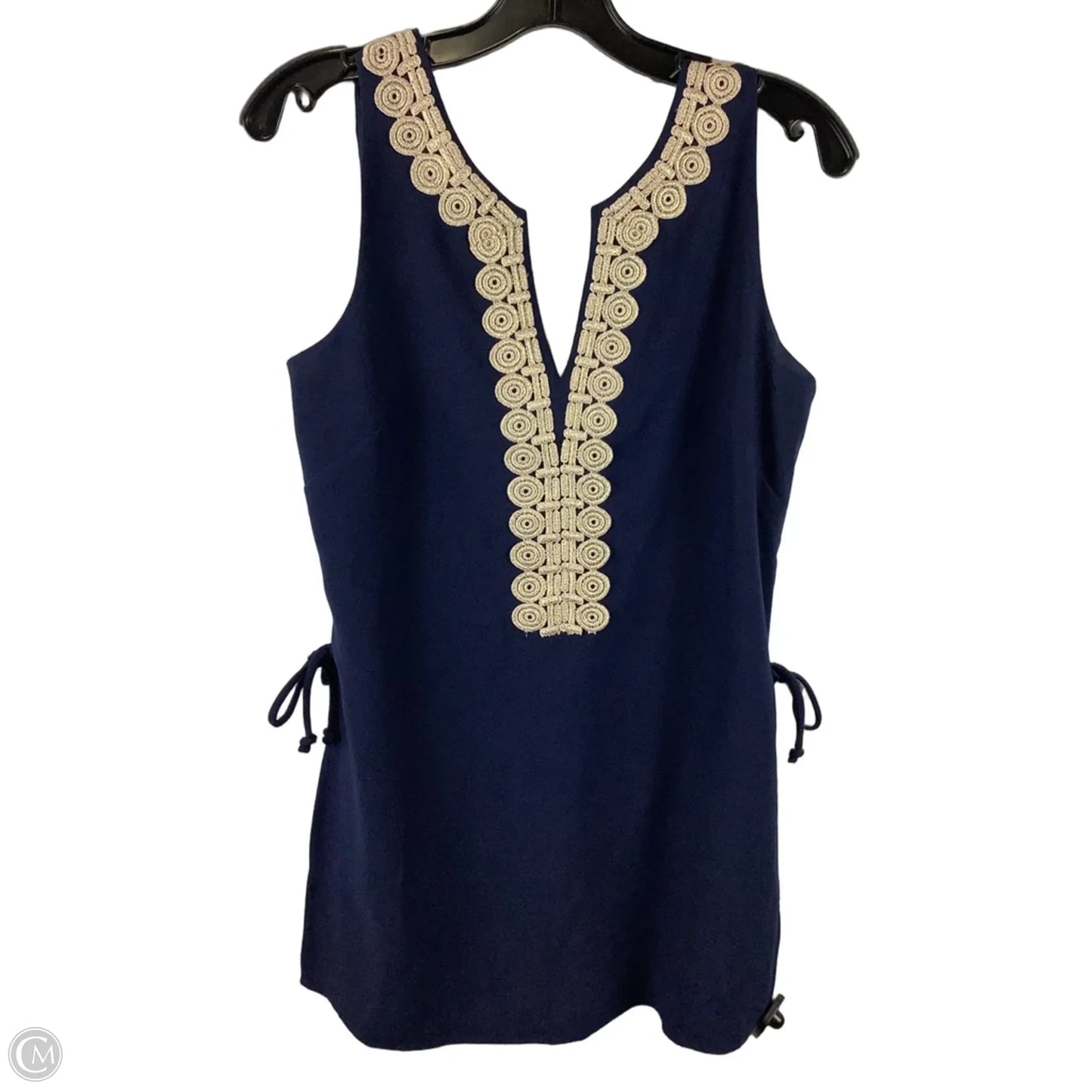 Romper Designer By Lilly Pulitzer In Navy, Size: 4