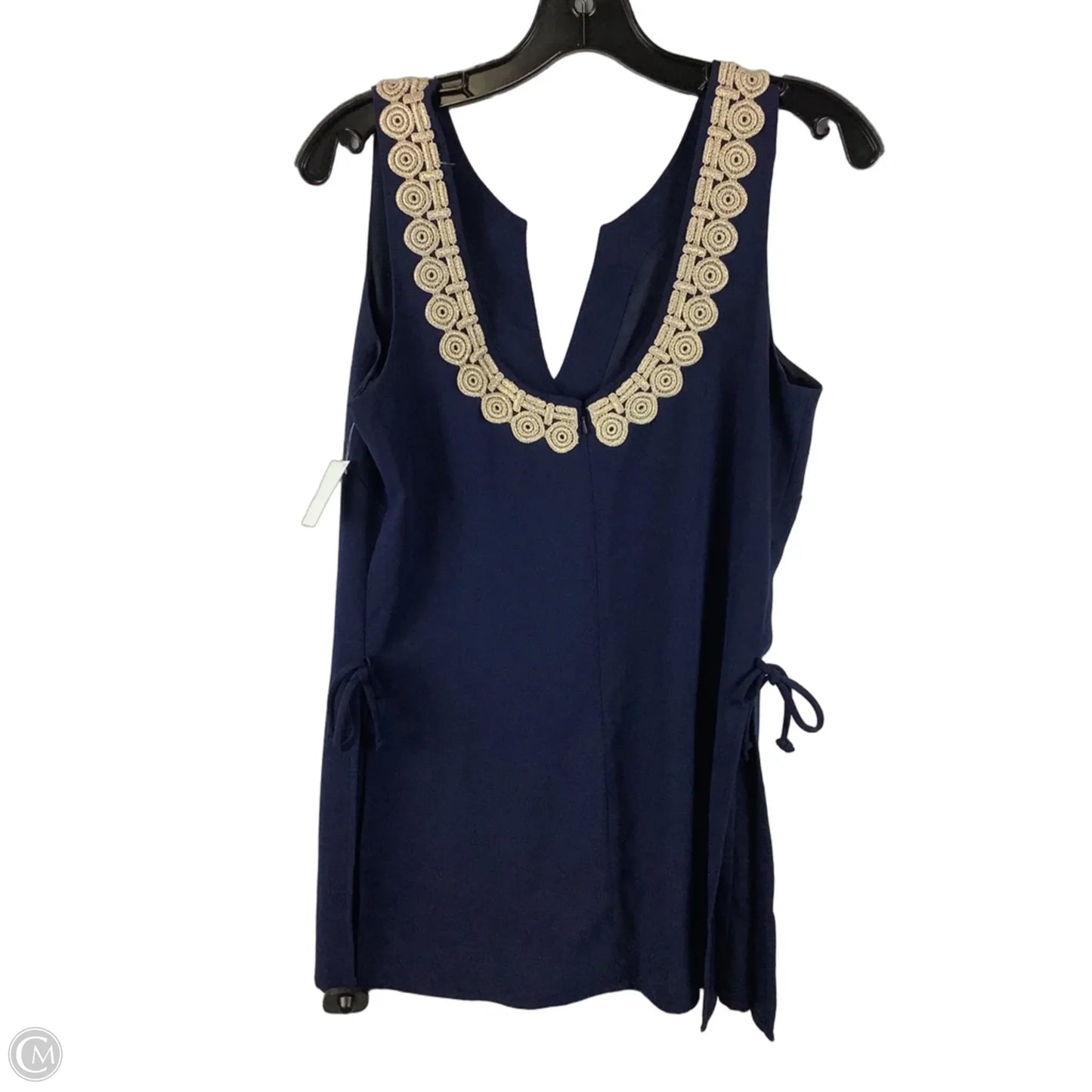 Romper Designer By Lilly Pulitzer In Navy, Size: 4