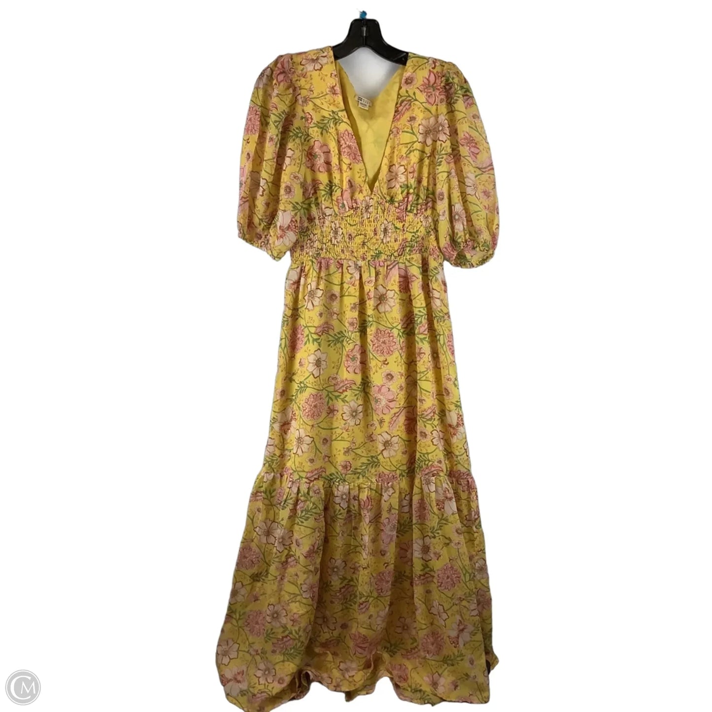 Dress Casual Maxi By Billabong In Yellow, Size: M