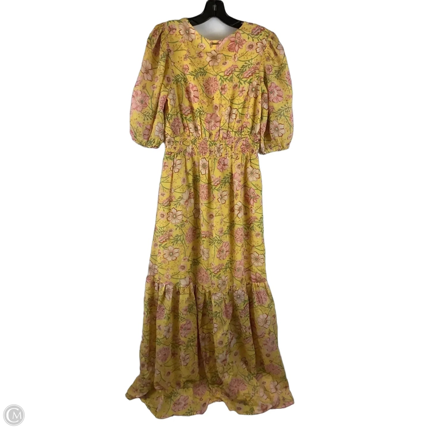 Dress Casual Maxi By Billabong In Yellow, Size: M