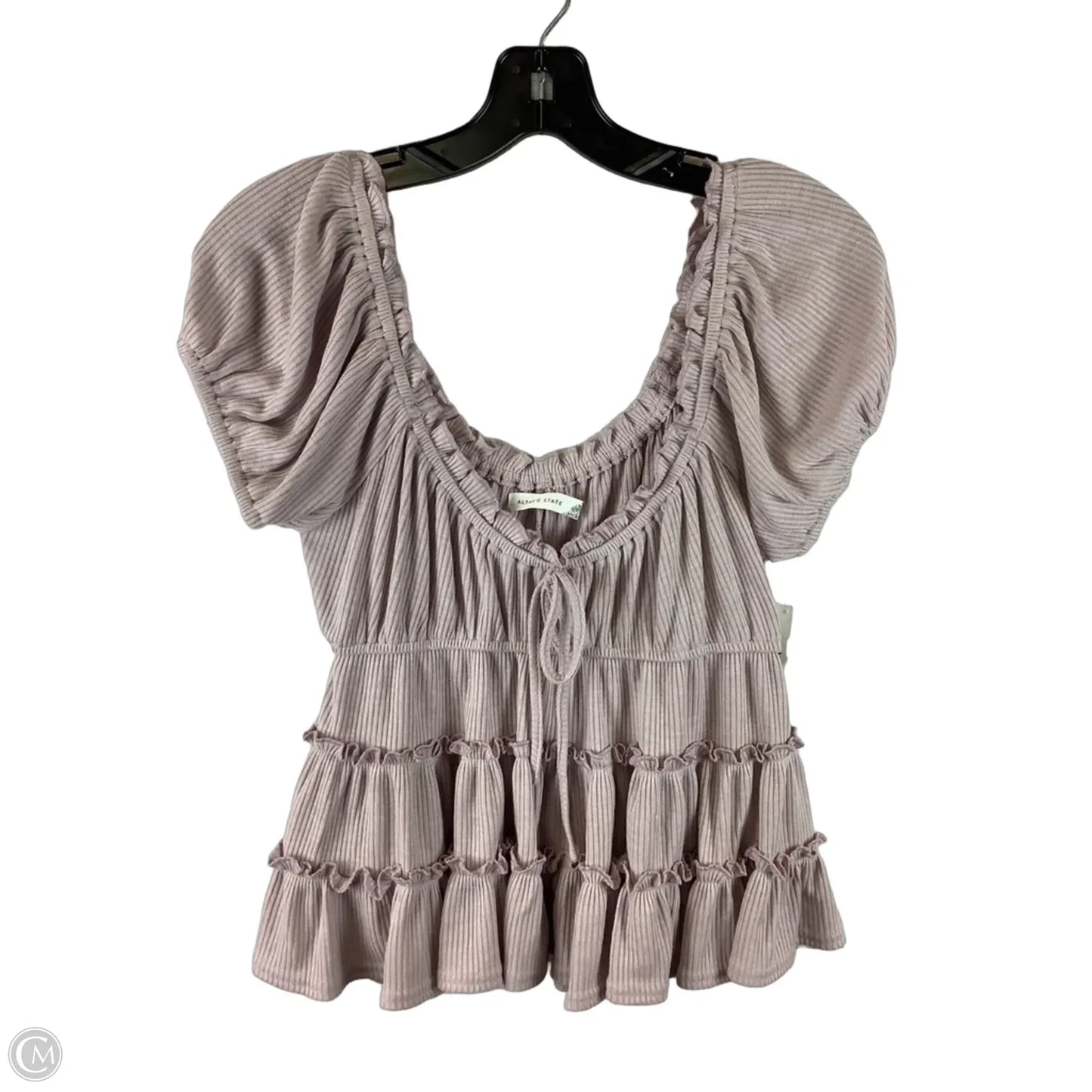 Top Short Sleeve By Altard State In Purple, Size: M