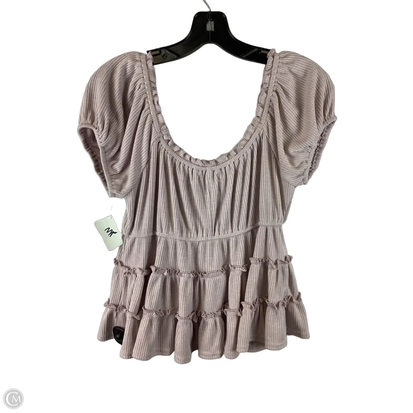Top Short Sleeve By Altard State In Purple, Size: M