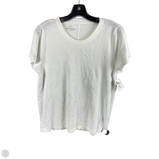 Top Sleeveless By J. Crew In White, Size: L