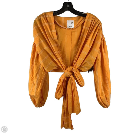Top 3/4 Sleeve By Cmc In Orange, Size: 4
