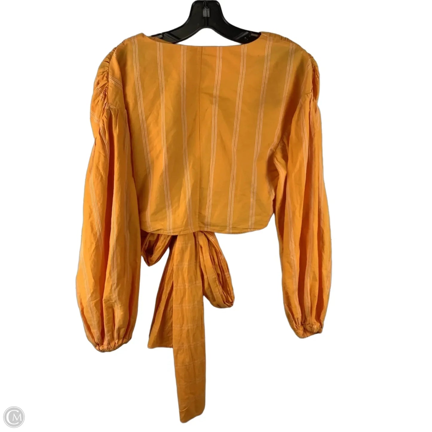 Top 3/4 Sleeve By Cmc In Orange, Size: 4