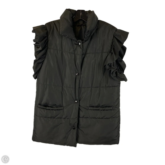 Vest Puffer & Quilted By Clothes Mentor In Black, Size: M