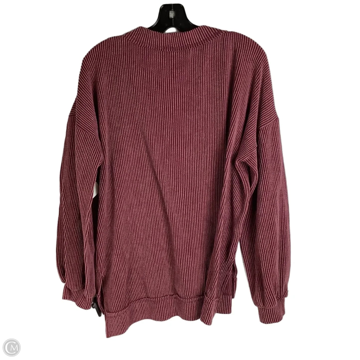 Top Long Sleeve By Altard State In Maroon, Size: M