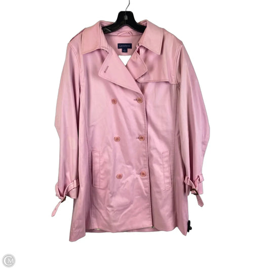 Coat Other By Lands End In Pink, Size: 10