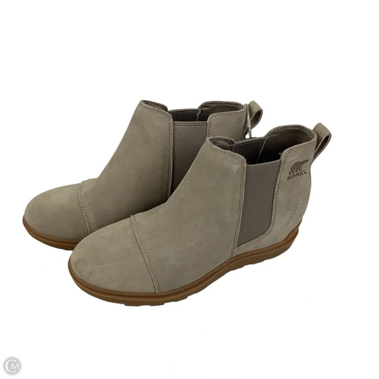 Boots Ankle Flats By Sorel In Tan, Size: 7.5