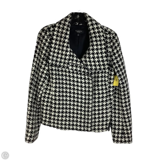 Jacket Other By Talbots In Black & White, Size: 8