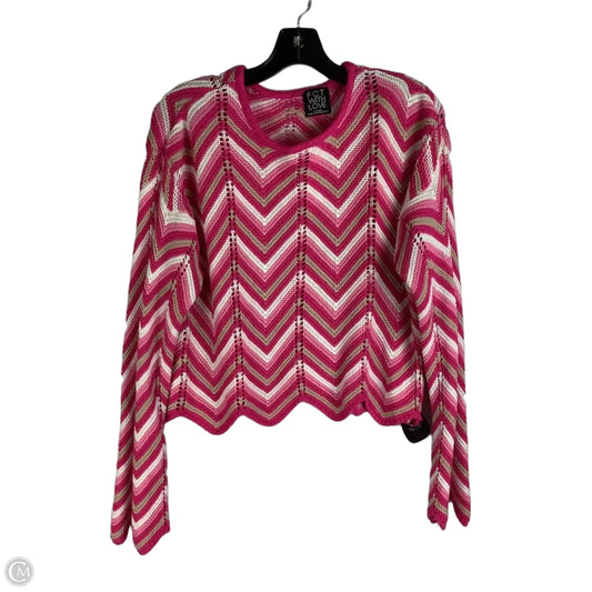 Sweater By Cmc In Pink, Size: Xl