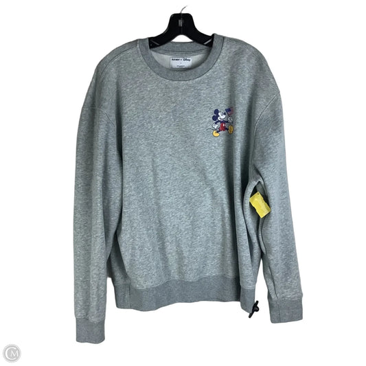 Top Long Sleeve By Old Navy In Grey, Size: L