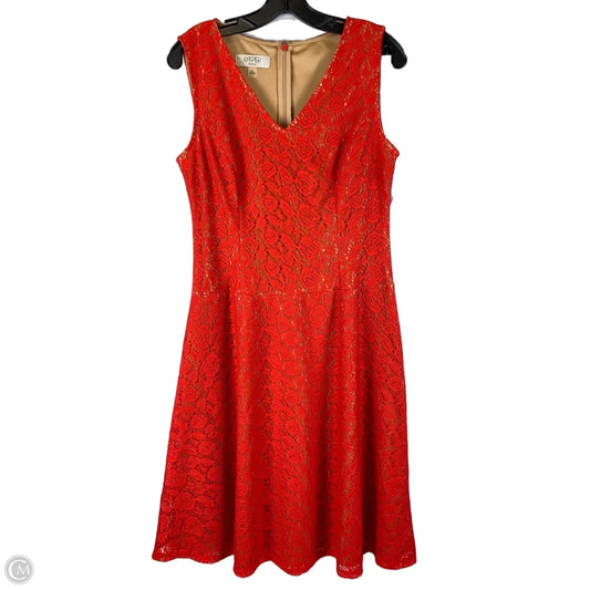 Dress Work By Kasper In Red, Size: 8