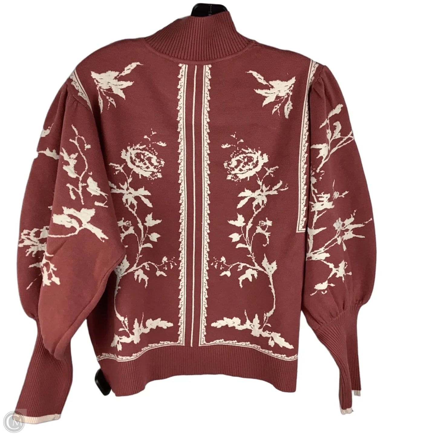 Sweater By Fate In Pink & White, Size: M