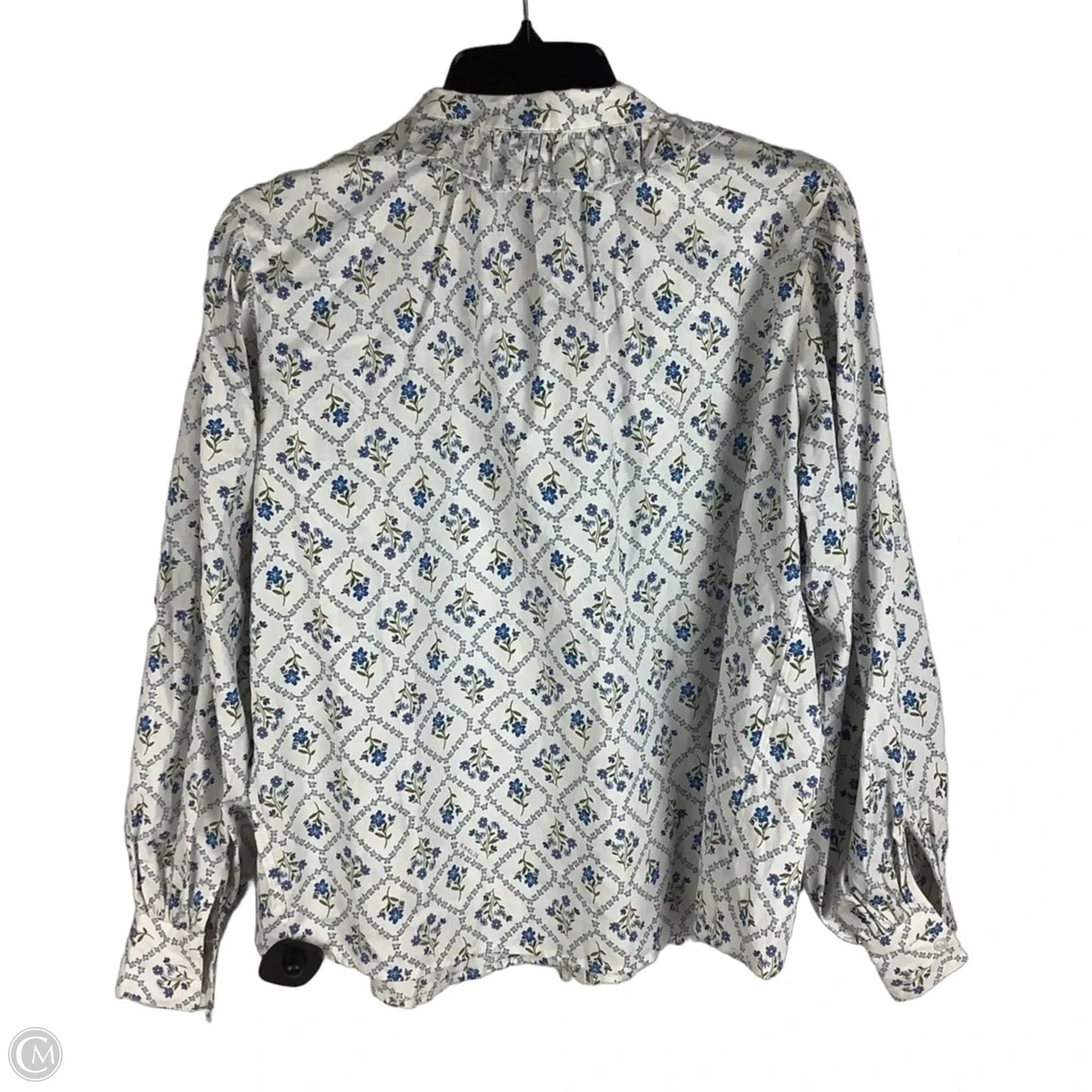Blouse Long Sleeve By Karlie In Floral Print, Size: S