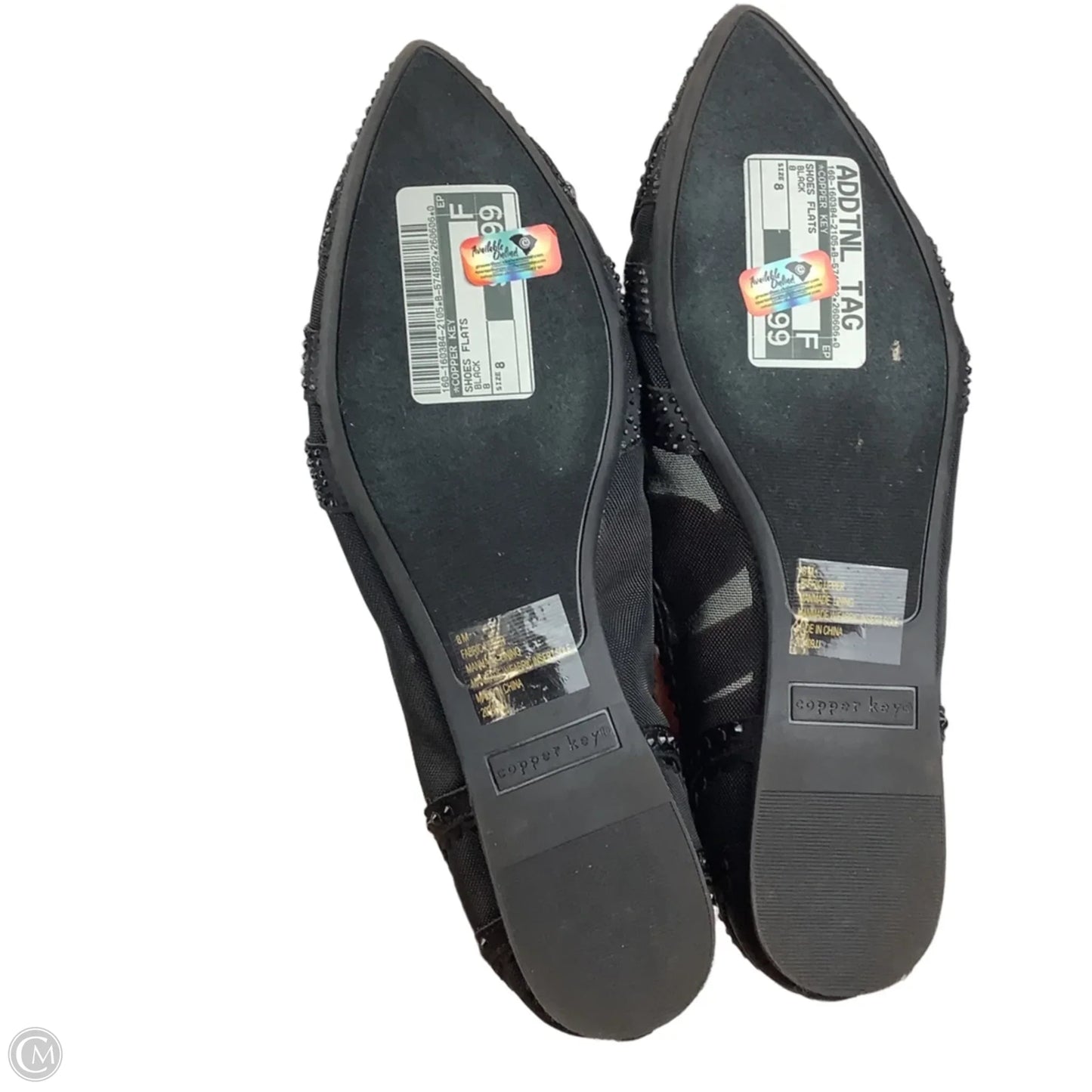 Shoes Flats By Copper Key In Black, Size: 8