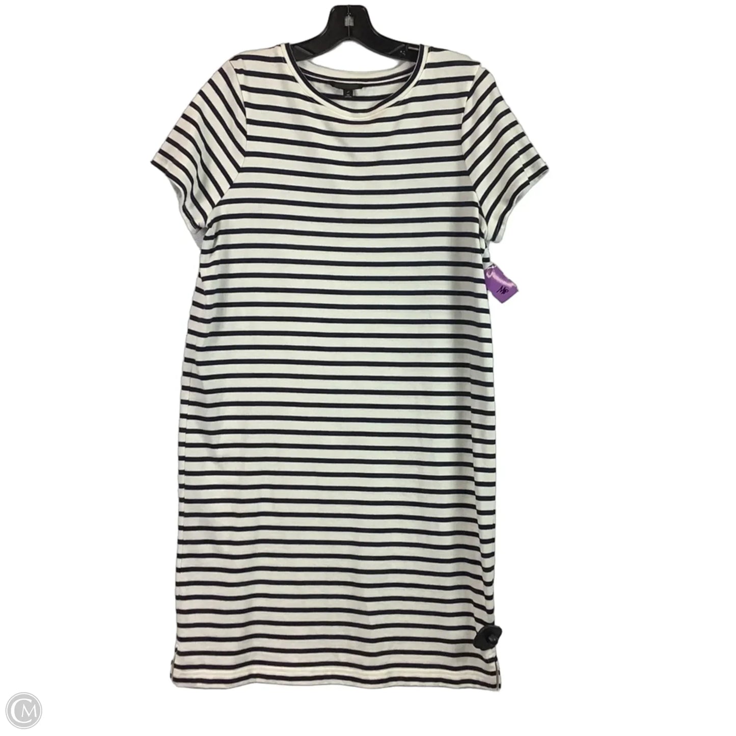 Dress Casual Short By Banana Republic In Striped Pattern, Size: M
