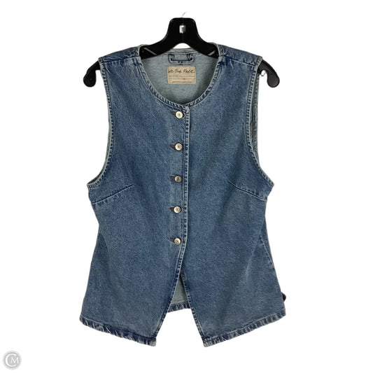 Vest Other By We The Free In Blue Denim, Size: M