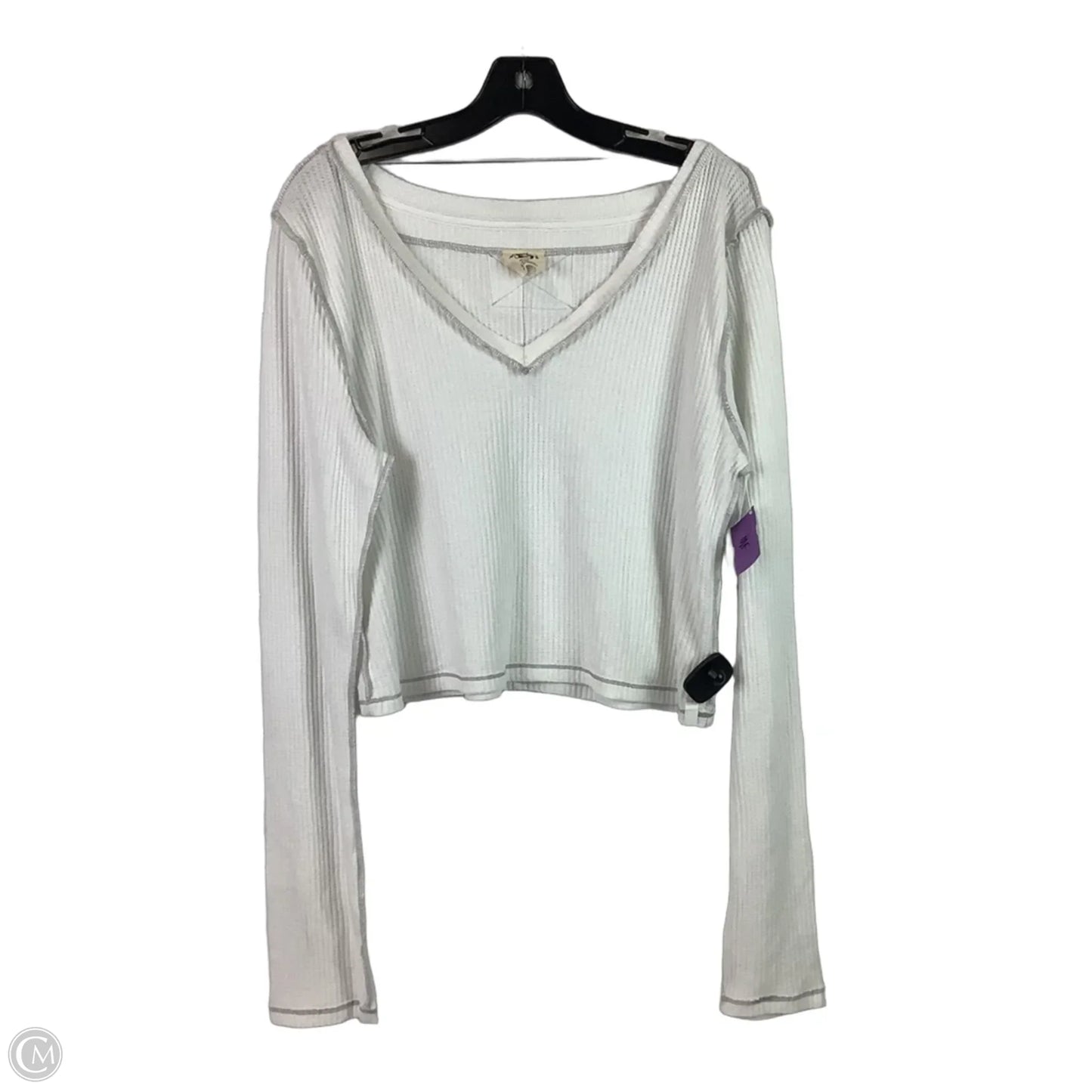 Top Long Sleeve By We The Free In White, Size: Xl