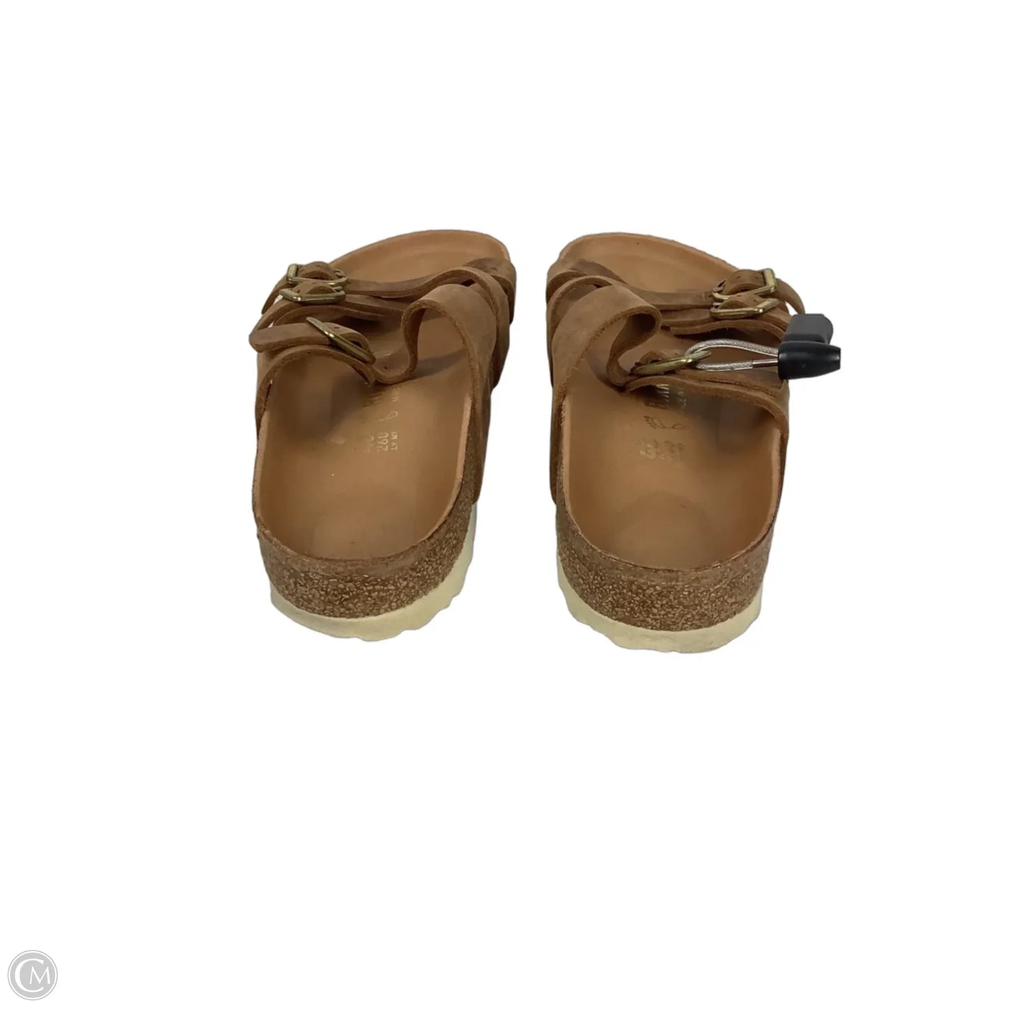 Sandals Flats By Birkenstock In Brown, Size: 40 (9.5)