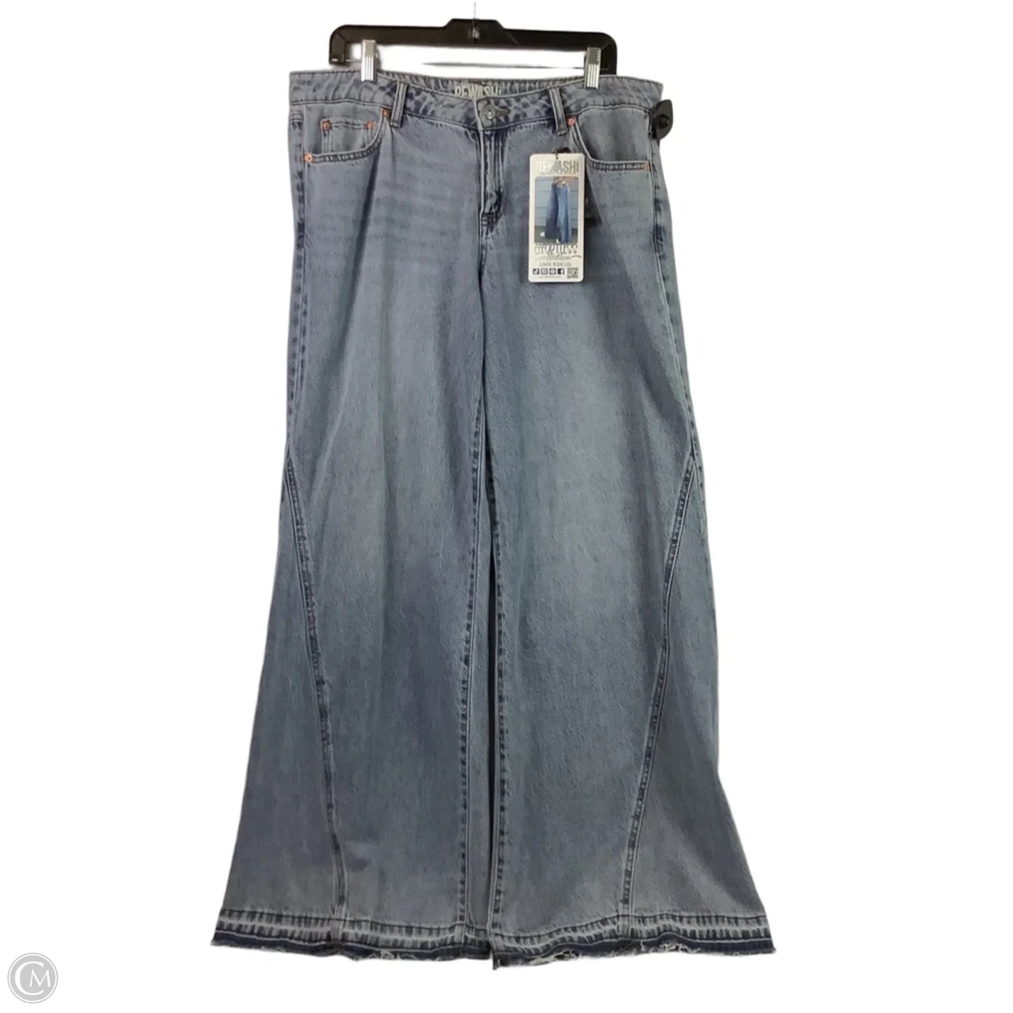 Jeans Wide Leg By Rewash In Blue Denim, Size: 13