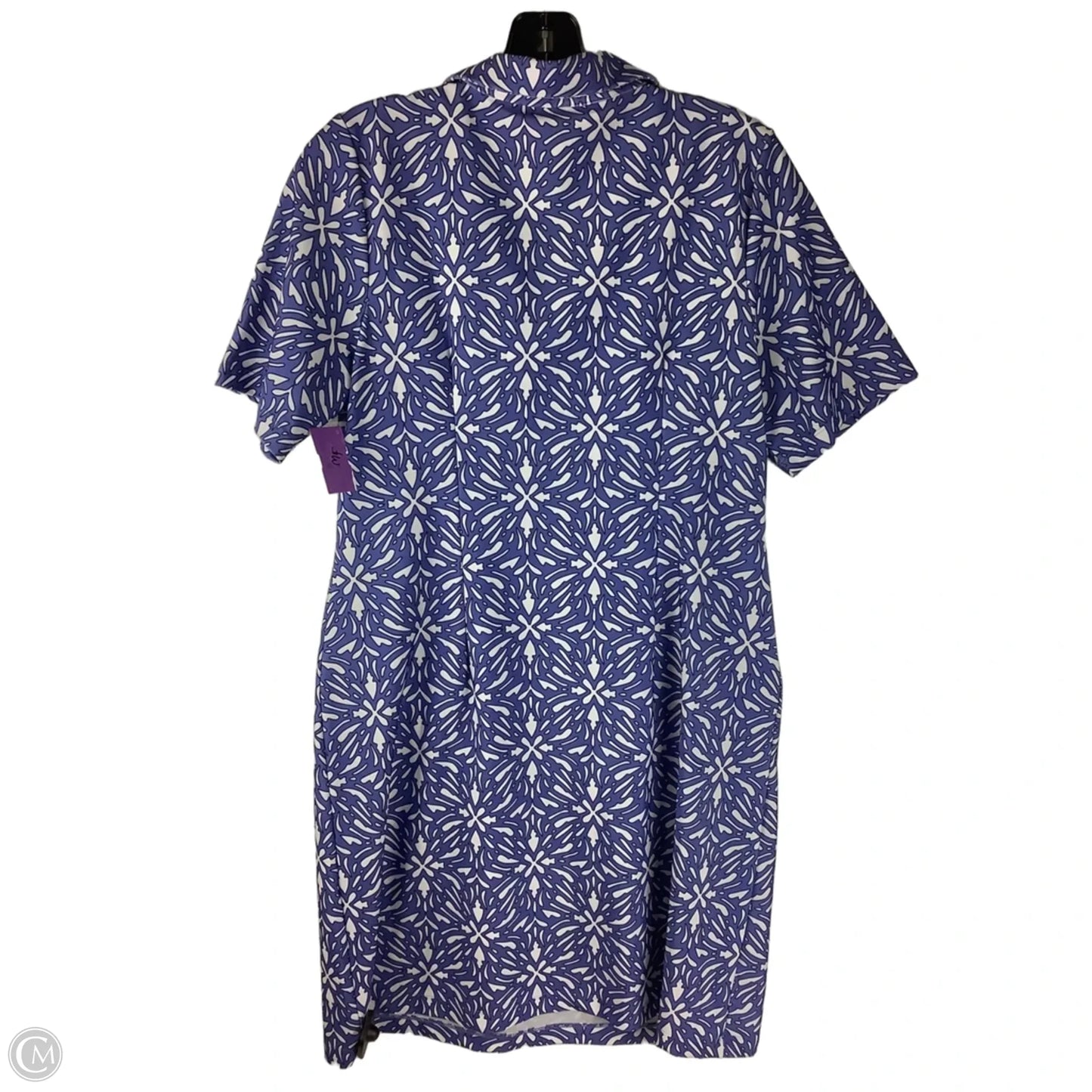 Dress Casual Short By Cma In Blue & White, Size: M
