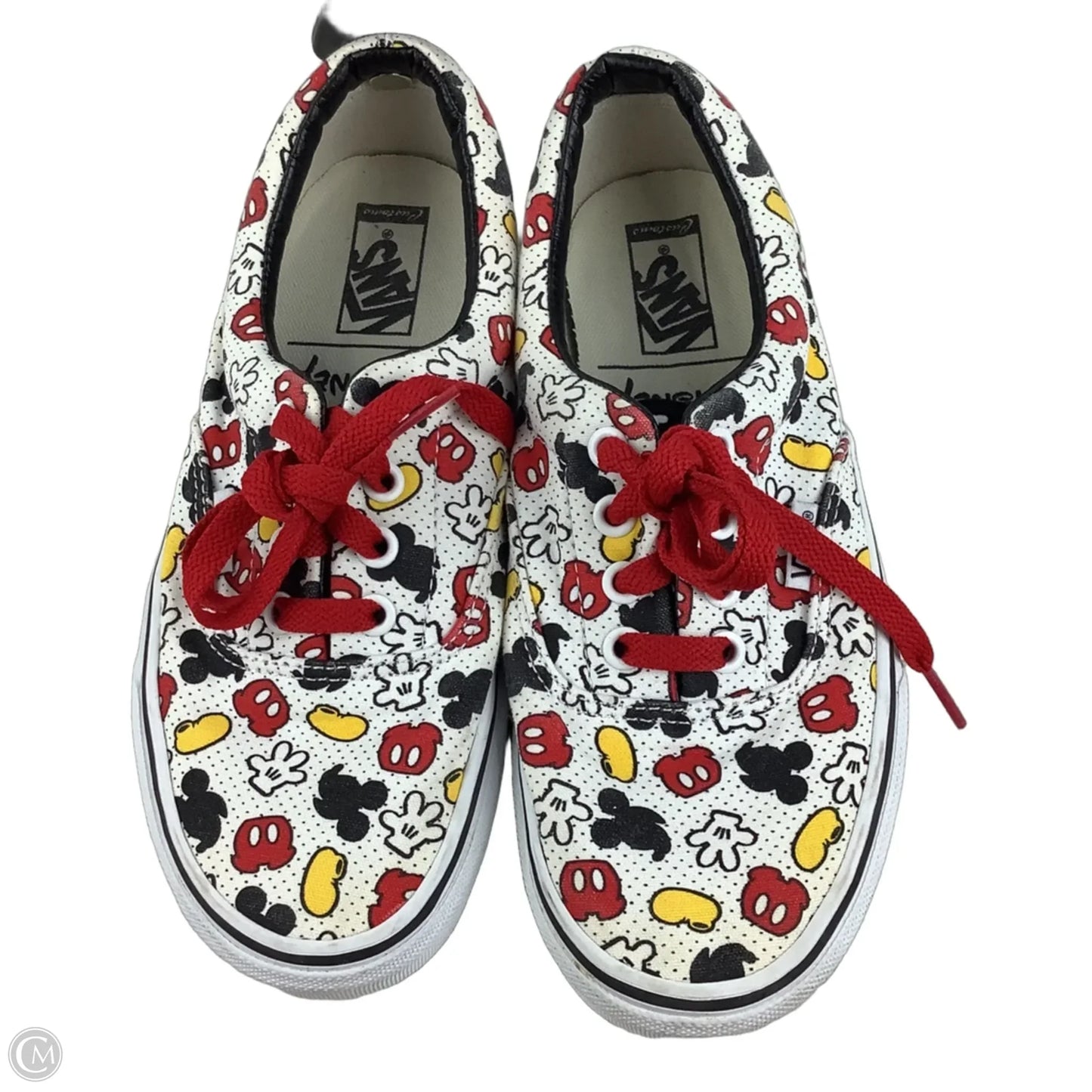 Shoes Sneakers By Vans In Red, Size: 6