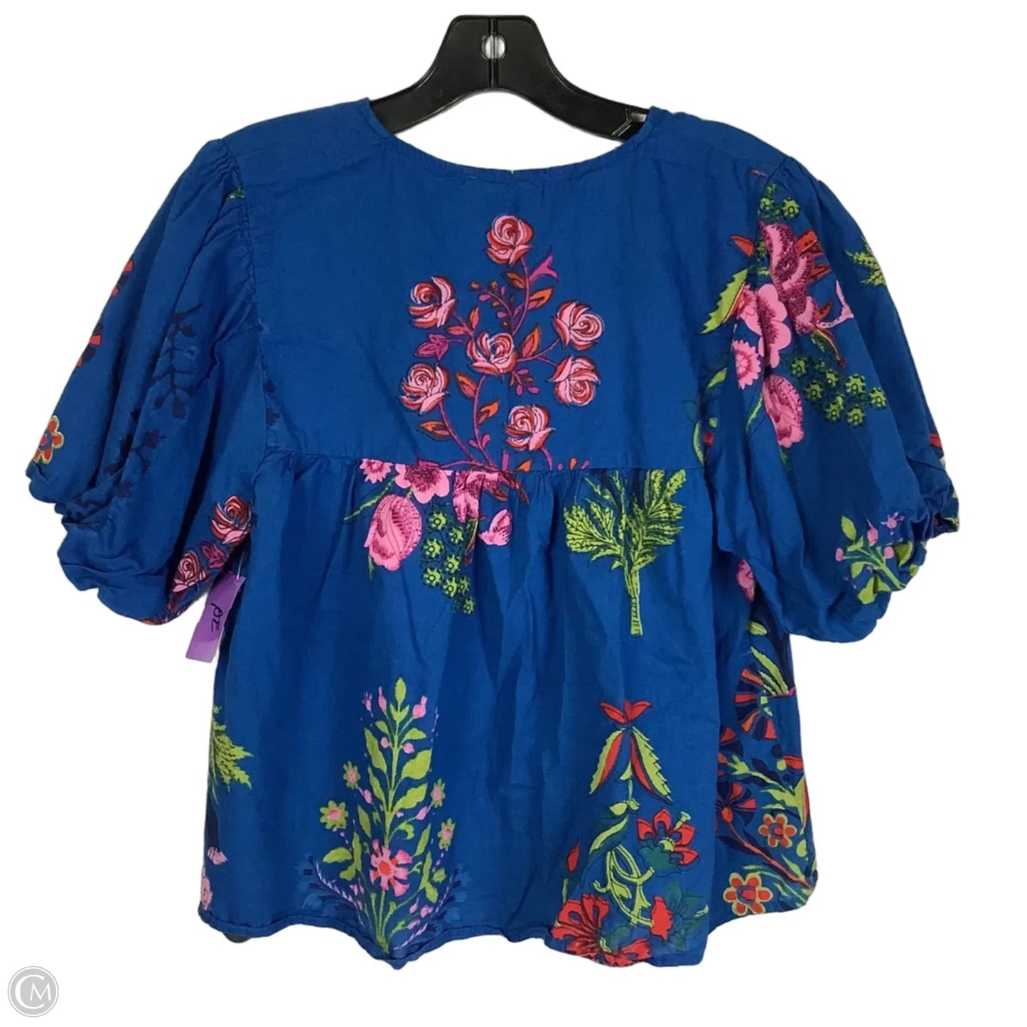 Top Short Sleeve By Thml In Floral Print, Size: S