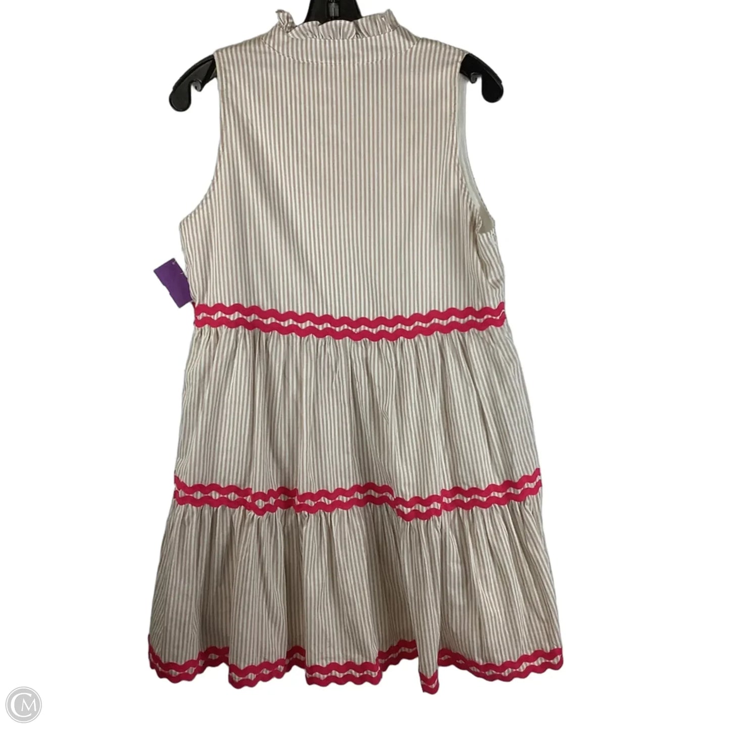 Dress Party Short By Entro In Striped Pattern, Size: S