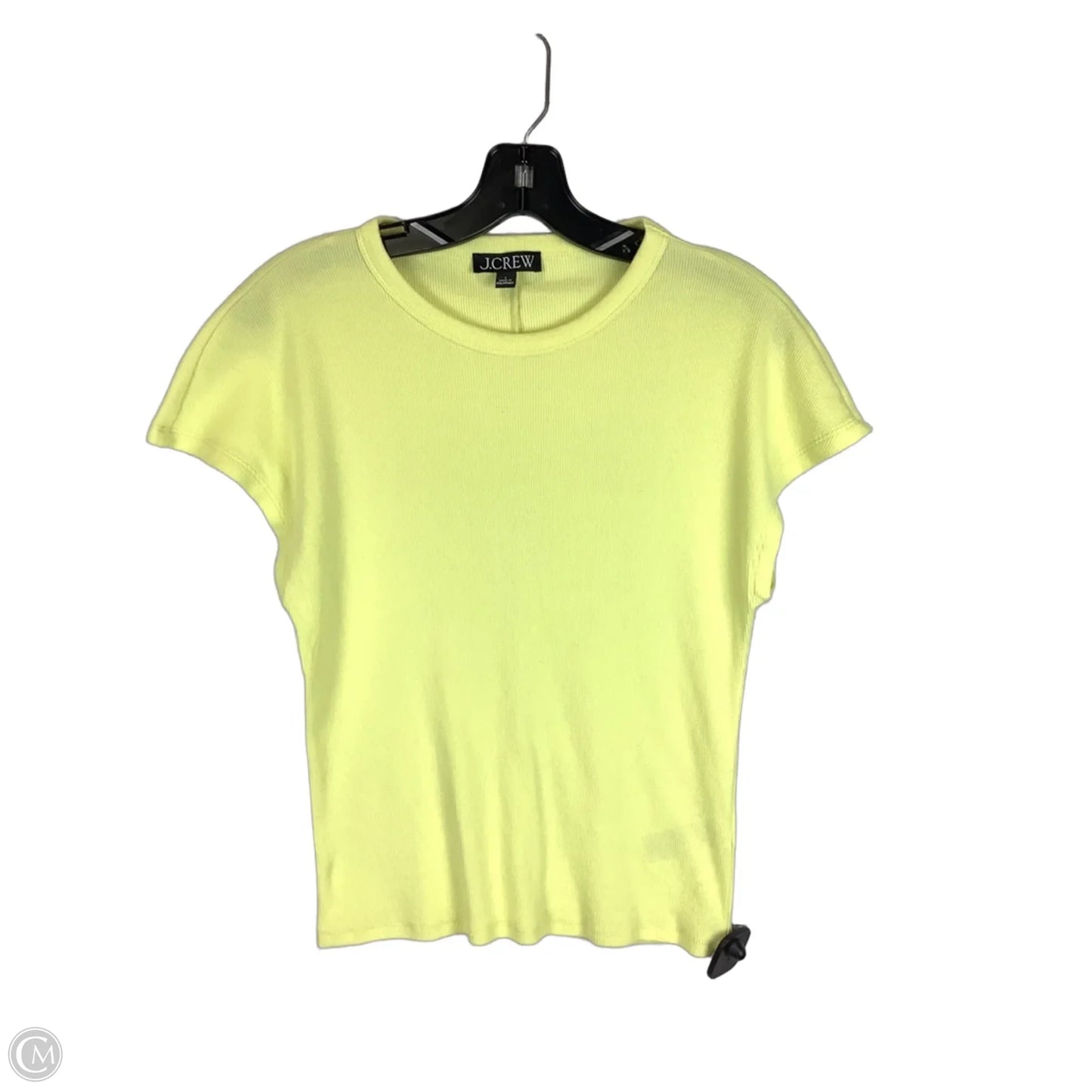 Top Short Sleeve By J. Crew In Yellow, Size: L