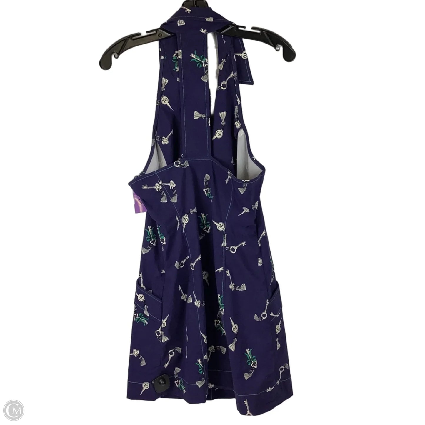 Dress Casual Short By Maeve In Blue & White, Size: M
