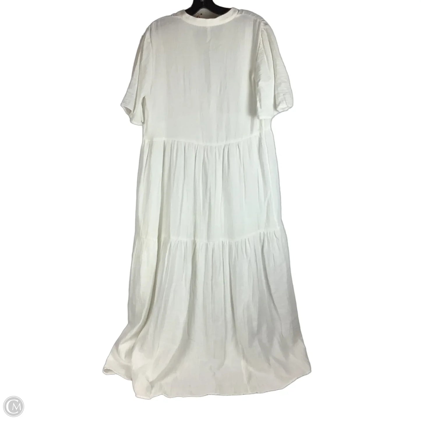 Dress Casual Maxi By Anthropologie In White, Size: S