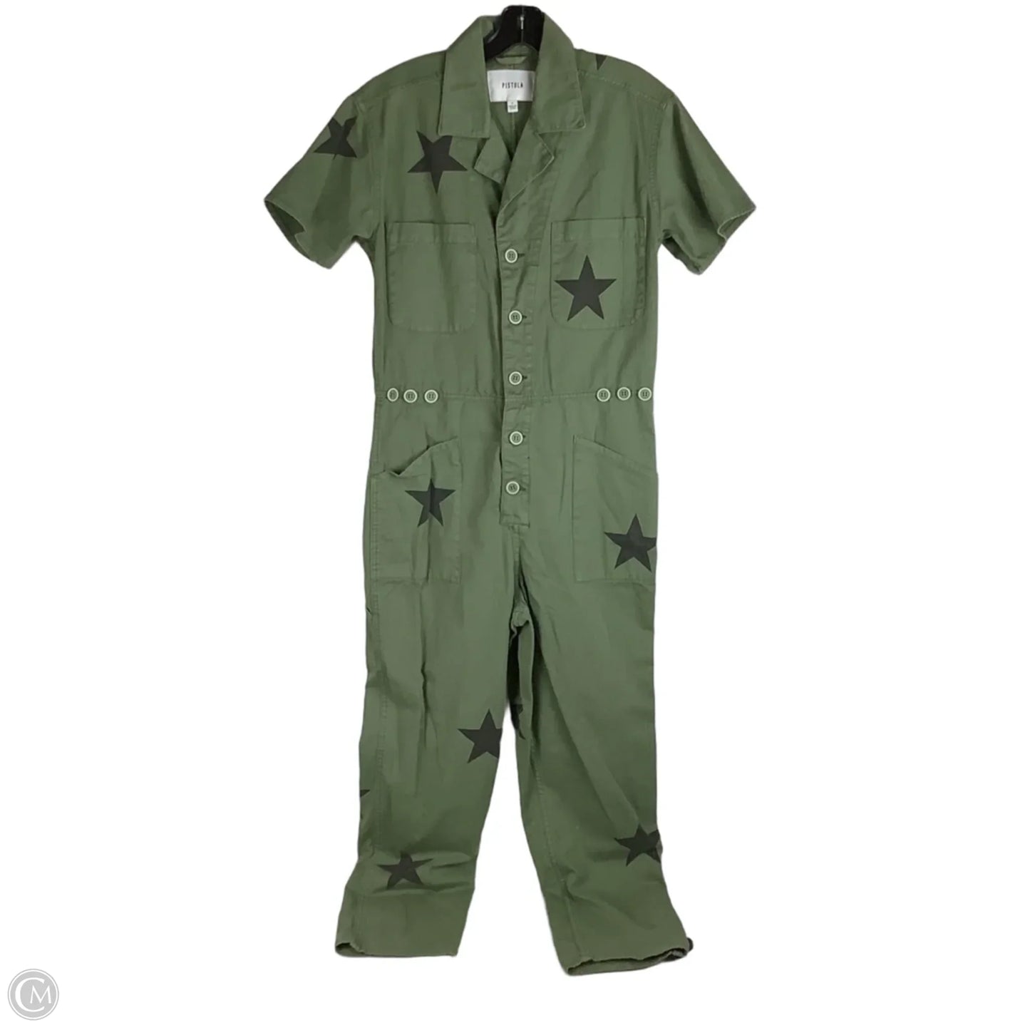 Jumpsuit By Pistola In Black & Green, Size: S